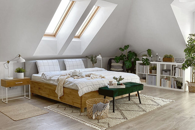 Sypialnia na poddaszu