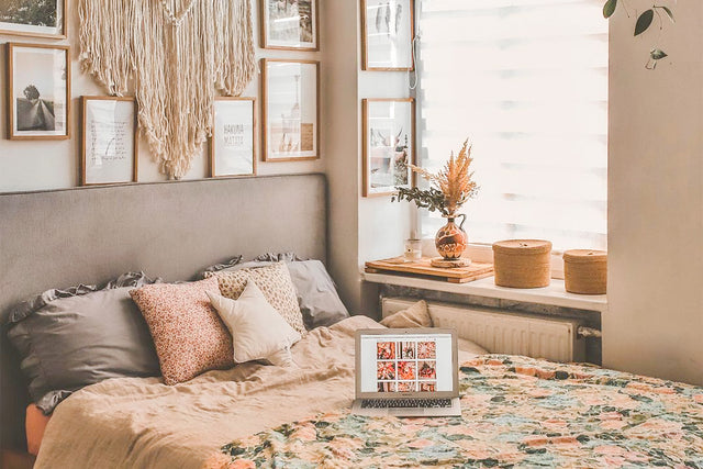 Sypialnia boho - aranżacje