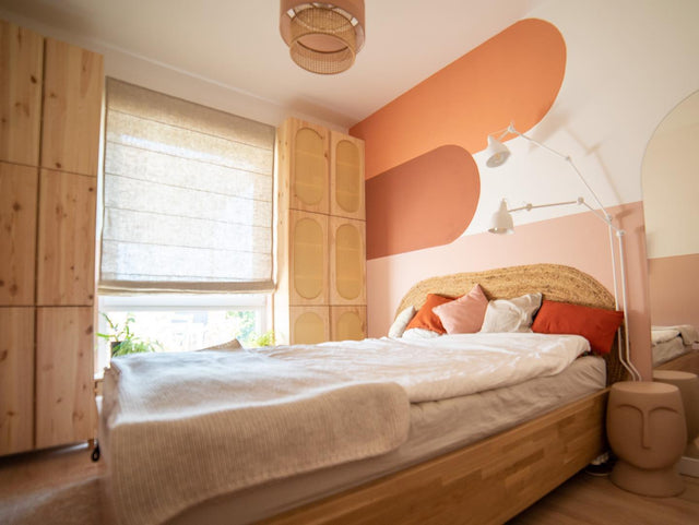 Łóżko dębowe z pojemnikiem Flat 1