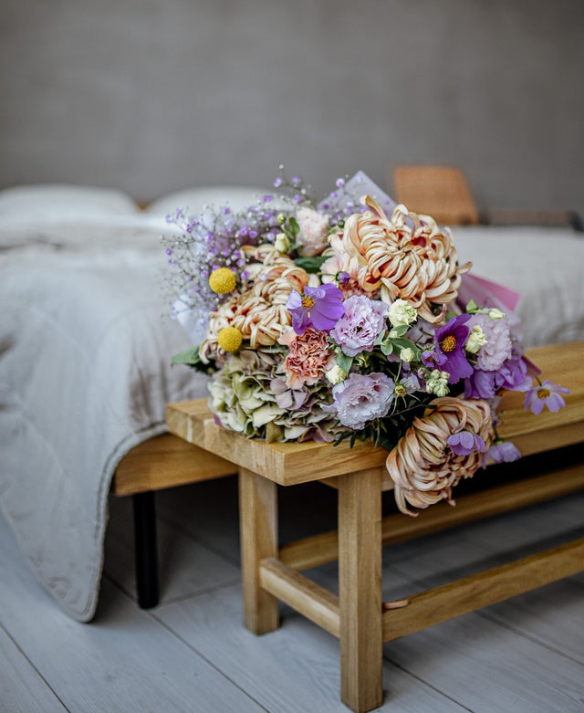 Ławka dębowa przed łóżko 8