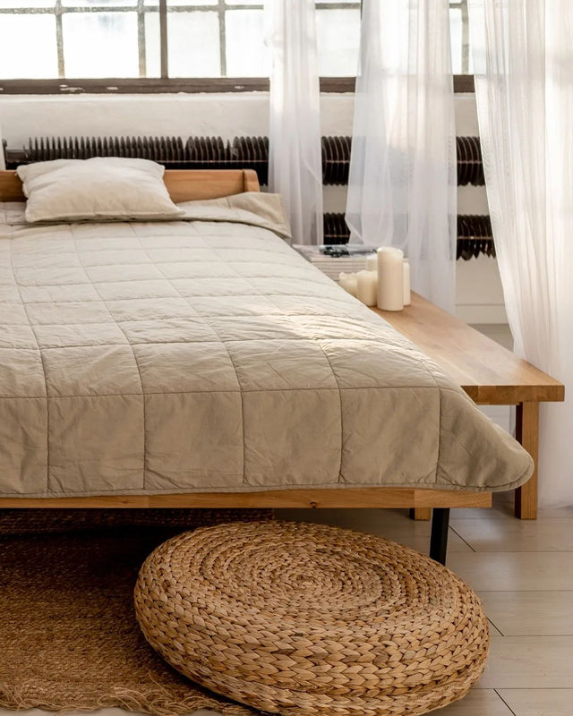 Ławka dębowa przed łóżko 6