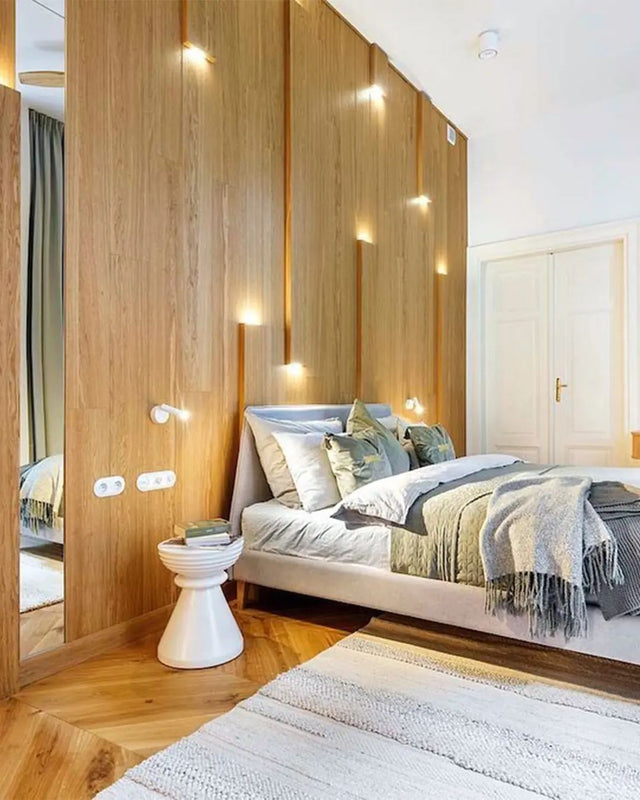 Łóżko tapicerowane do sypialni w azjatyckim stylu 4