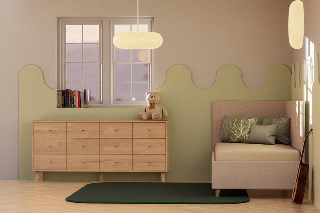 Łóżko tapicerowane dla dziecka z pojemnikiem Puki