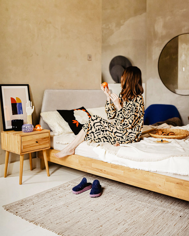 Łóżko dębowe Angel | Classic