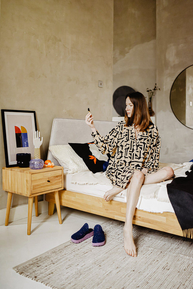 Łóżko dębowe Angel | Classic