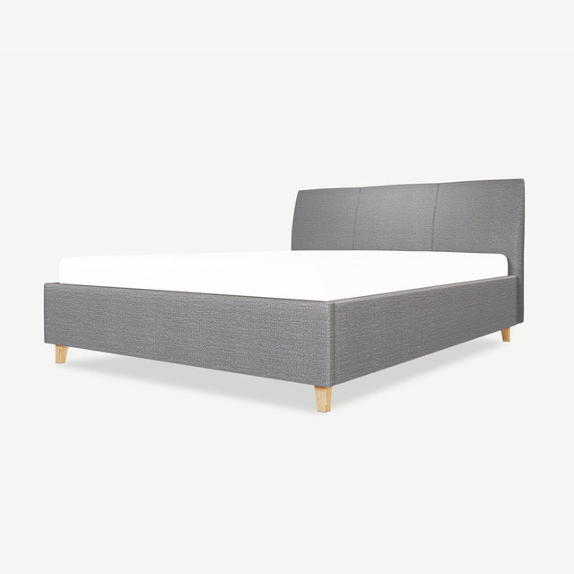 tapicerowane łóżko z pojemnikiem na wymiar con mobile