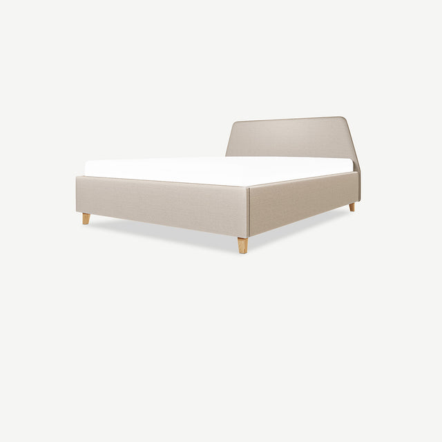 Łóżko tapicerowane z pojemnikiem Angel na zamówienie na wymiar