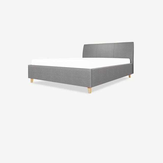 Łóżko tapicerowane z pojemnikiem Con na zamówienie na wymiar