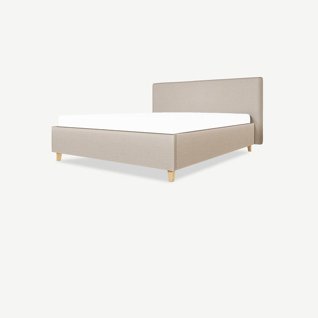 Łóżko tapicerowane z pojemnikiem Slim na zamówienie na wymiar