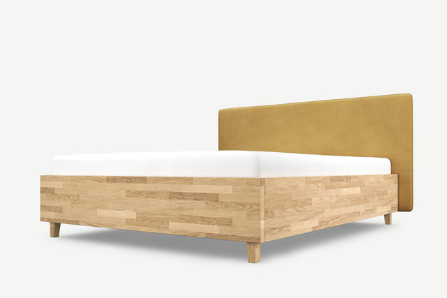 Model 3D łóżka dębowego z pojemnikiem Slim 15