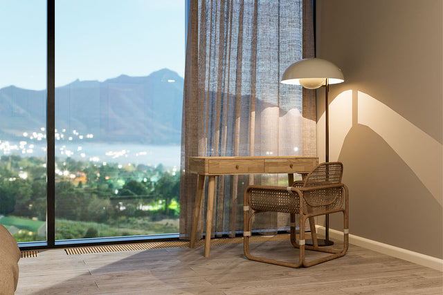 Model 3D łóżka dębowego Flat 7