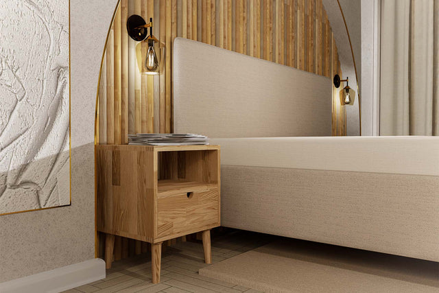 Model 3D łóżka tapicerowanego z pojemnikiem Slim 6