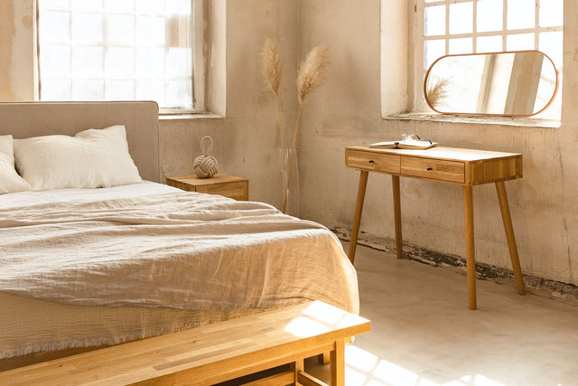 Jesienne akcenty w sypialni