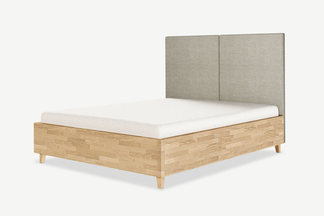 Oak storage bed Nami | Classic