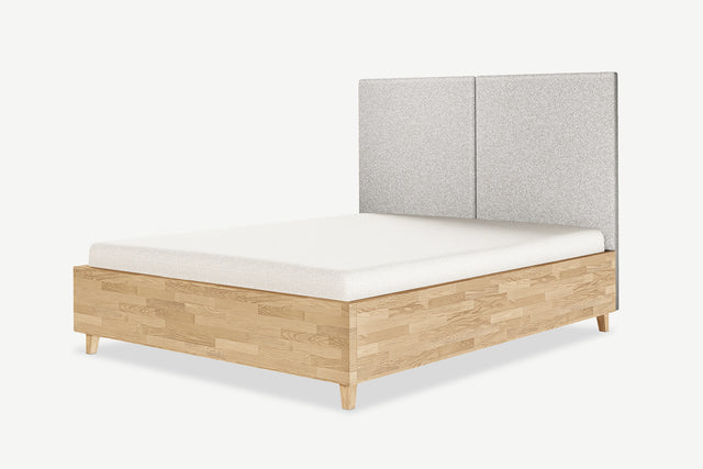 Oak storage bed Nami | Classic