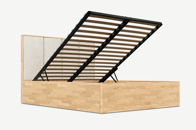 Oak Storage Bed Koku | Soft