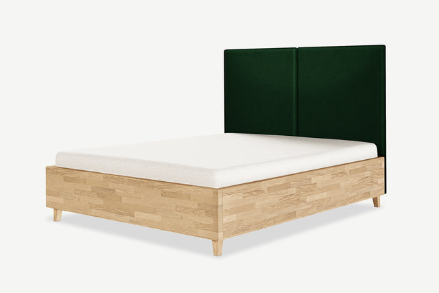 Oak storage bed Nami | Classic