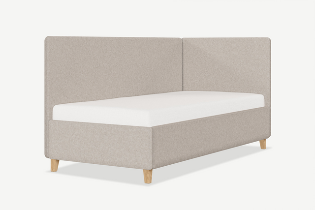 Łóżko tapicerowane dla dziecka z pojemnikiem Puki