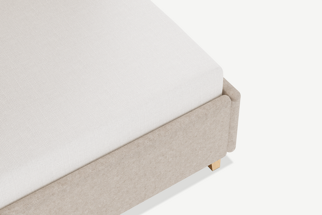 Łóżko tapicerowane dla dziecka z pojemnikiem Puki