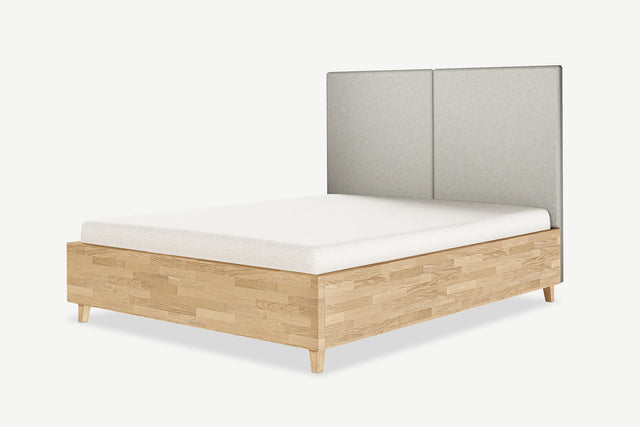 Oak storage bed Nami | Classic