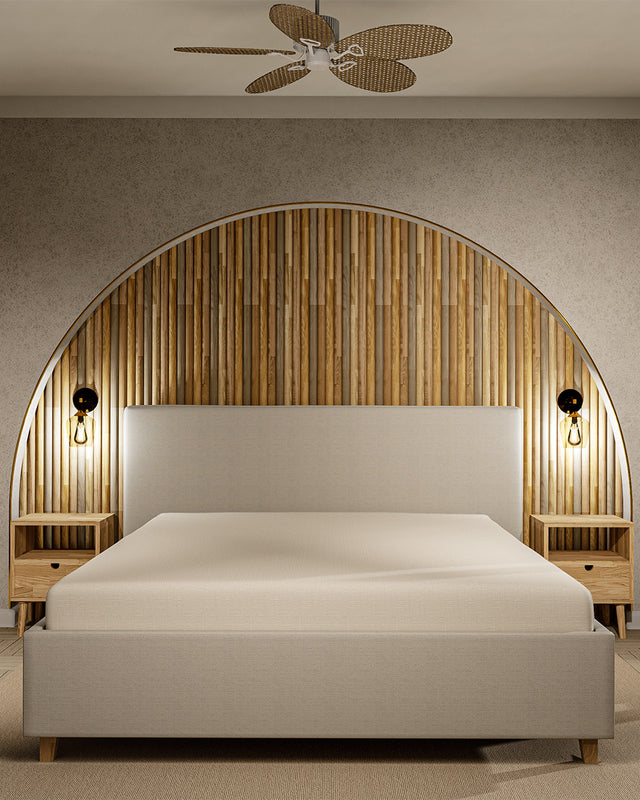 Stolik dębowy z półką i szufladą bez uchwytów z otworem 4