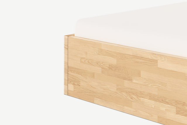 Oak Storage Bed Koku | Soft