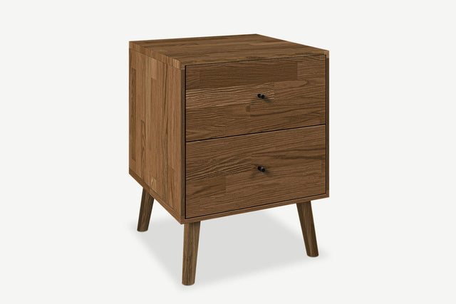 Oak bedside table Cube No. 2