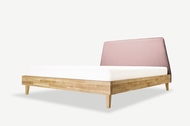 Model 3D łóżka dębowego Angel 11