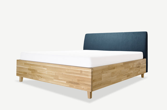 Model 3D łóżka dębowego z pojemnikiem Con