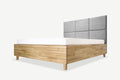 Model 3D łóżka dębowego z pojemnikiem Piko 11