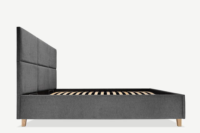 Model 3D łóżka tapicerowanego z pojemnikiem Piko 3