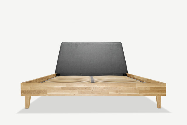 Model 3D łóżka dębowego Angel 2