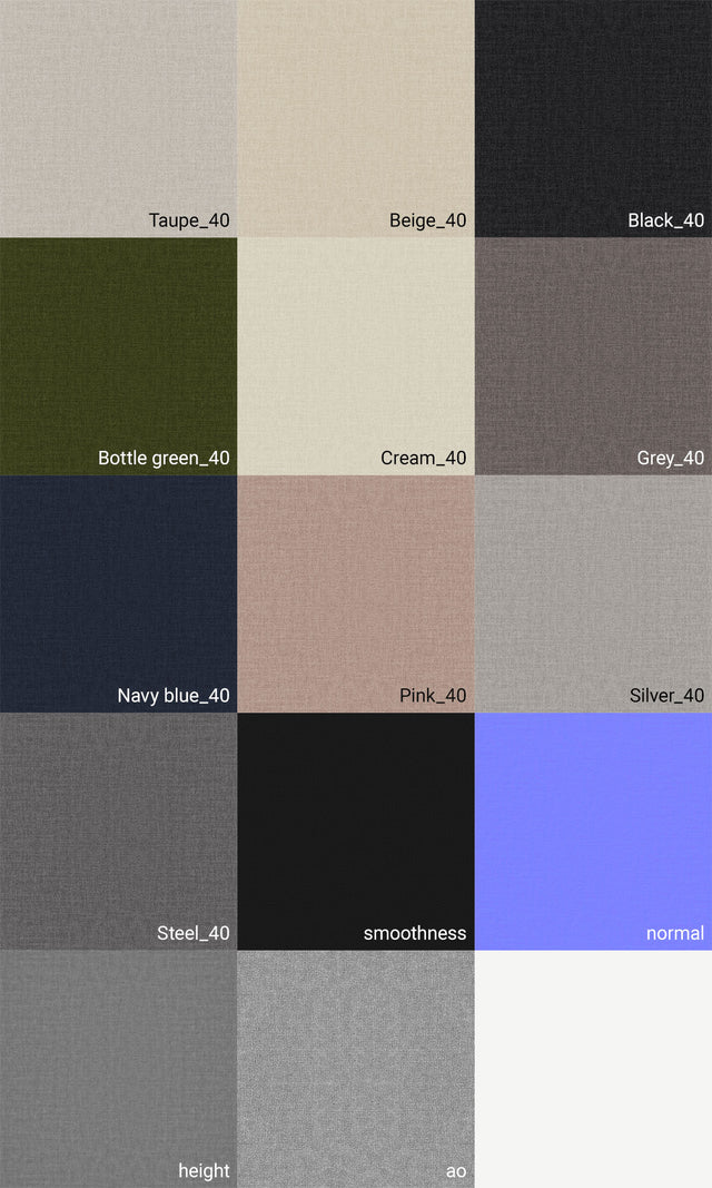 Tekstury materiałów z kolekcji _40