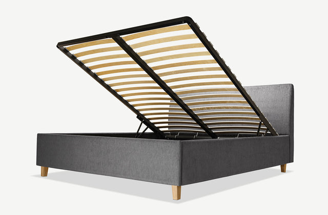 Model 3D łóżka tapicerowanego z pojemnikiem Con 2