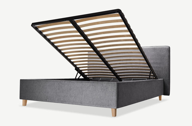 Model 3D łóżka tapicerowanego z pojemnikiem Slim 3