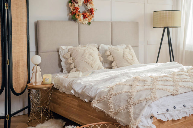 Model 3D łóżka dębowego z pojemnikiem Piko 6